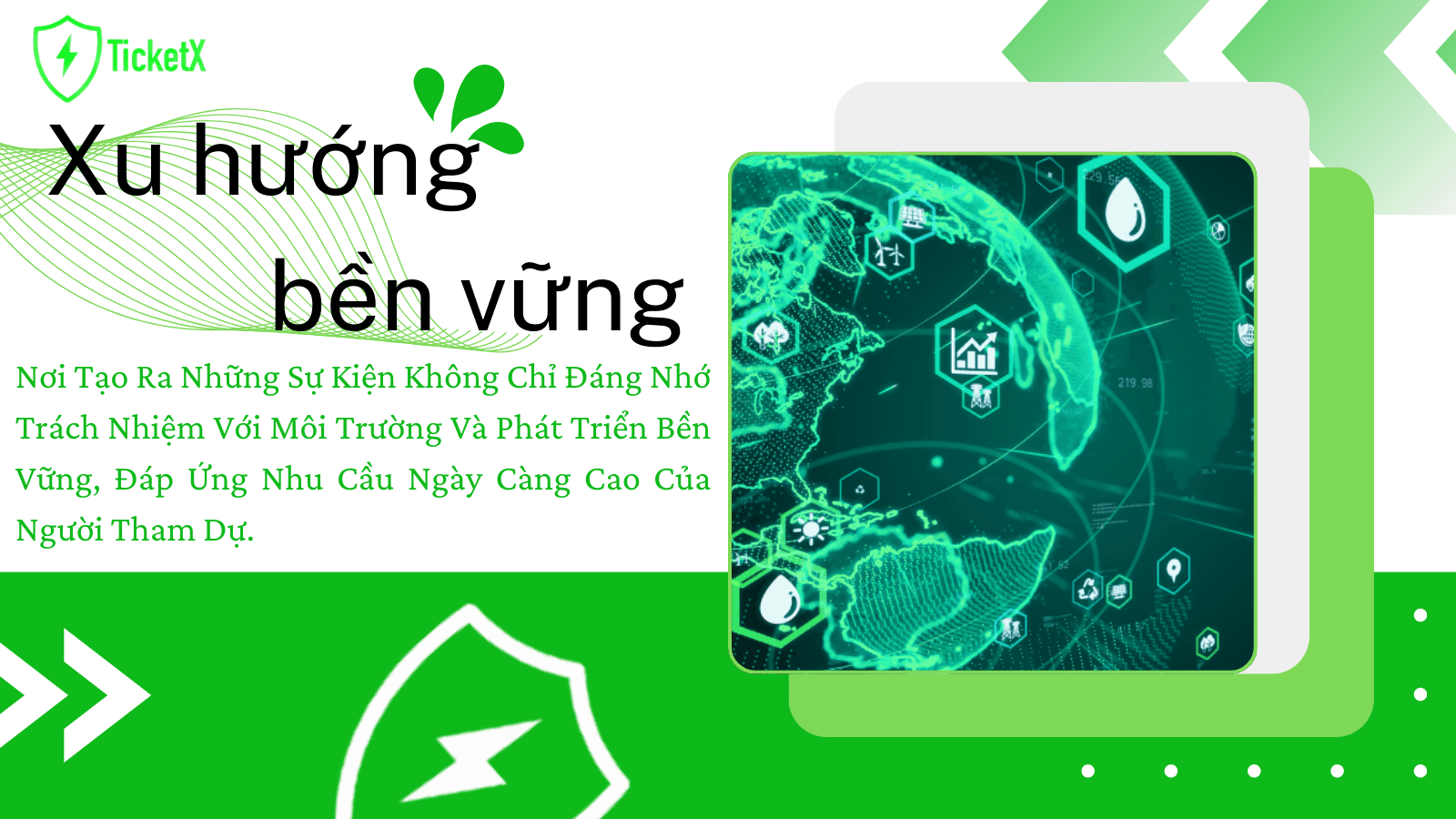 Xu hướng tính bền vững trong ngành sự kiện: Những thách thức và khoảng cách.