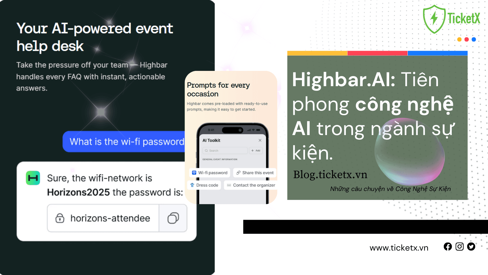 Highbar.AI: Tiên phong công nghệ AI trong ngành sự kiện
